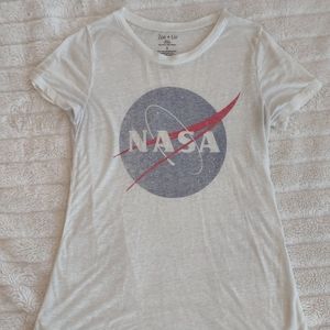 white nasa shirt